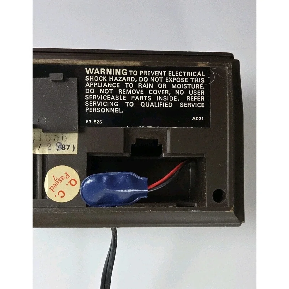 Vintage Westclox Digital Alarm Clock Model 22644 Tested‎